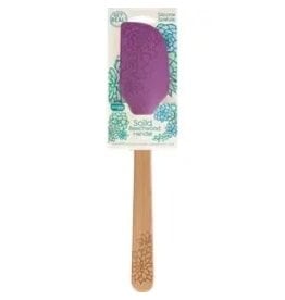 Talisman Designs Succulent Purple Embossed Silicone Spatula