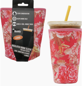 Seriously Shea Brew Buddy Insulated Iced Coffee Sleeve Victorian Large