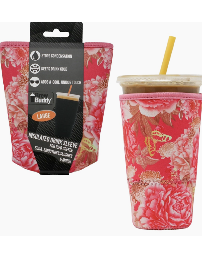 Seriously Shea Brew Buddy Insulated Iced Coffee Sleeve Victorian Large