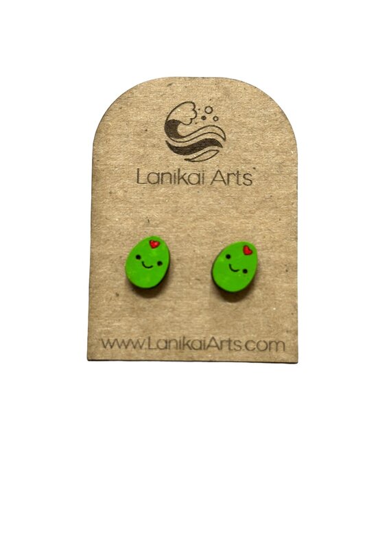 Olive Post Earrings