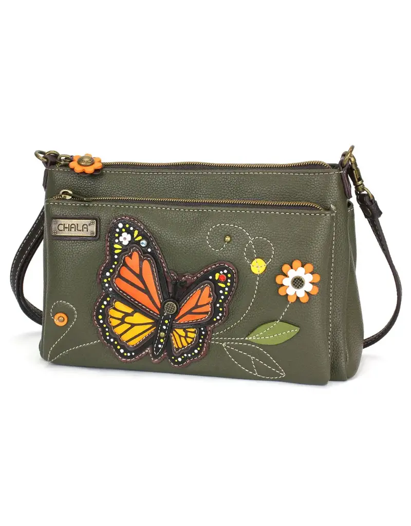 Chala Deluxe Crossbody - Monarch Butterfly