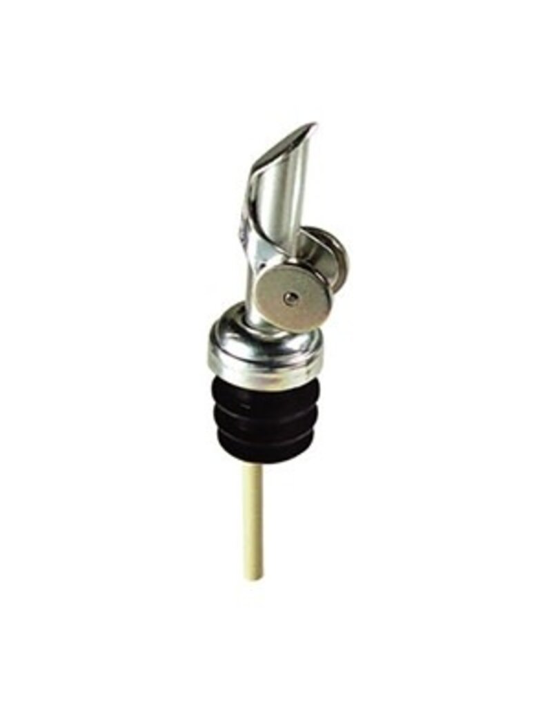 Stainless Steel Self Closing Pour Spout Silver