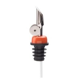 Stainless Steel Self Closing Pour Spout Orange