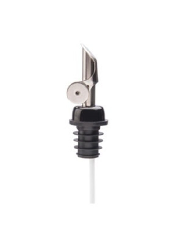 Stainless Steel Self Closing Pour Spout Black