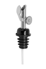 Stainless Steel Self Closing Pour Spout Black