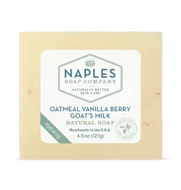 Naples Soap Company Oatmeal Vanilla Berry Goat's Milk Natural Soap
