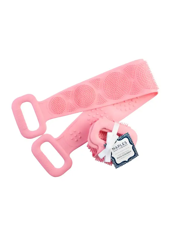 Naples Soap Company Exfoliating Back Scrubber Pink