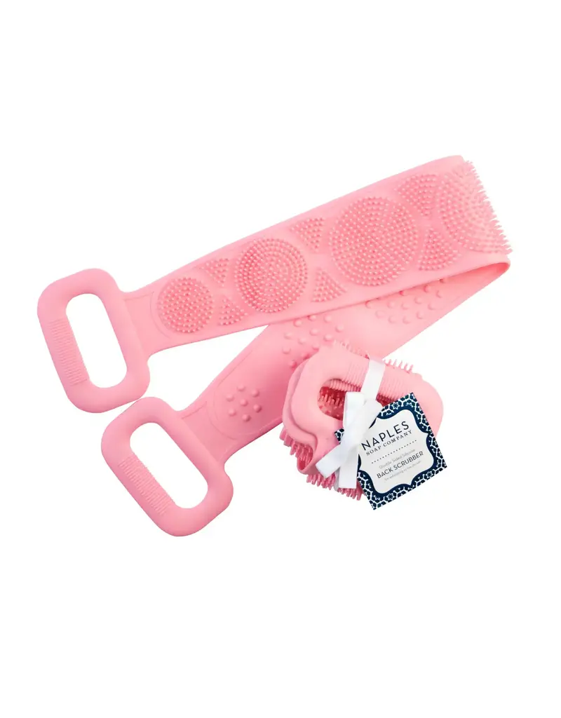 Naples Soap Company Exfoliating Back Scrubber Pink