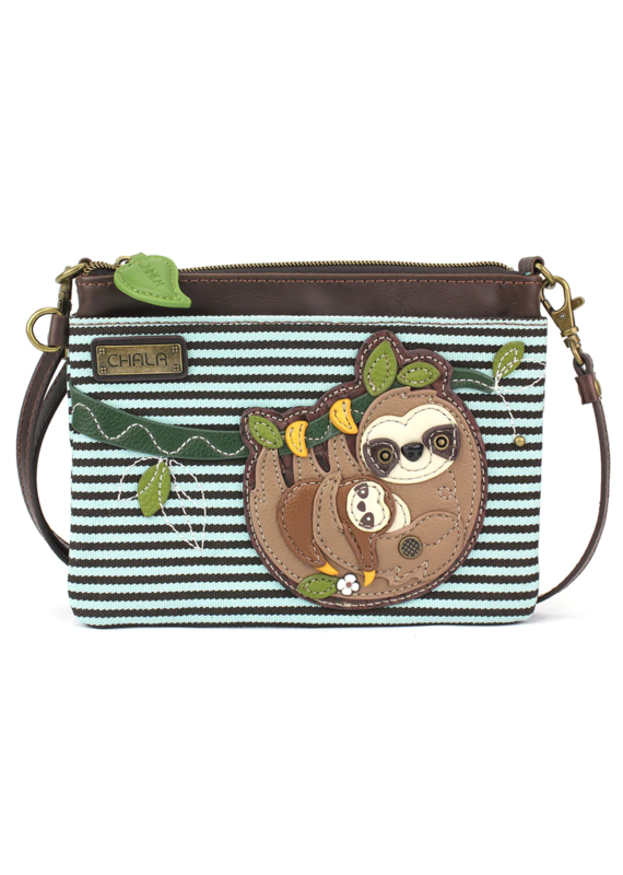 Chala Mini Crossbody Sloth Family