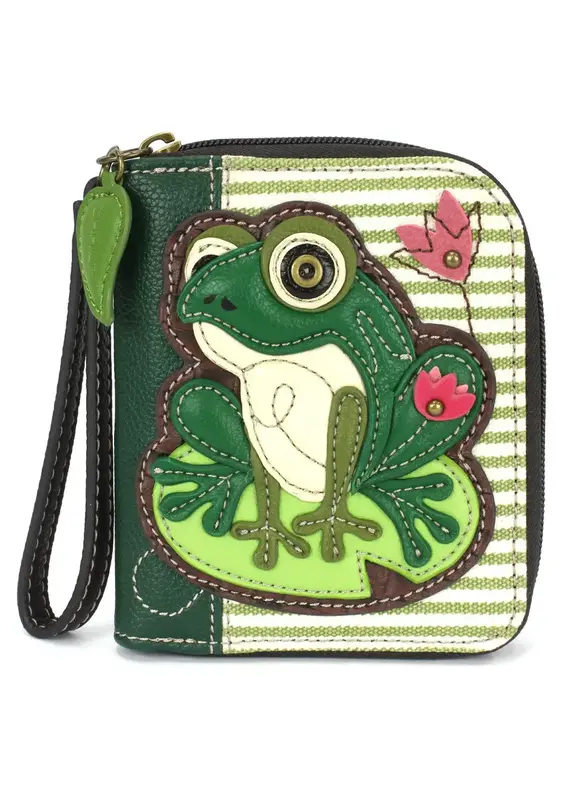 Chala Zip-Around Wallet - Lily Frog
