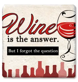 Tipsy Coasters & Gifts Wine Is the Answer Coaster