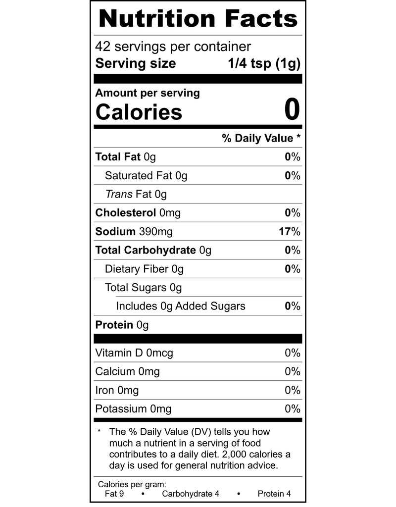 Volusia Fire Blend Sea Salt