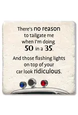 Tipsy Coasters & Gifts There's no reason to tailgate me drink coaster