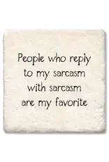 Tipsy Coasters & Gifts People Who Reply To Sarcasm Coaster