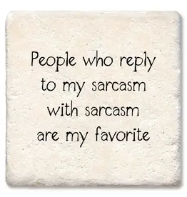 Tipsy Coasters & Gifts People Who Reply To Sarcasm Coaster