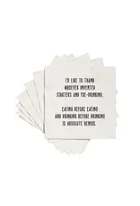 ellembee gift Starters and Pre-Drinking Funny Cocktail Napkins