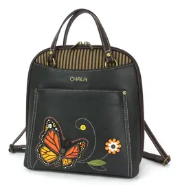Chala Convertible Backpack Purse - Monarch Butterfly