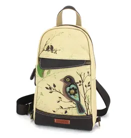 Chala Canvas Sling Bag - Bird