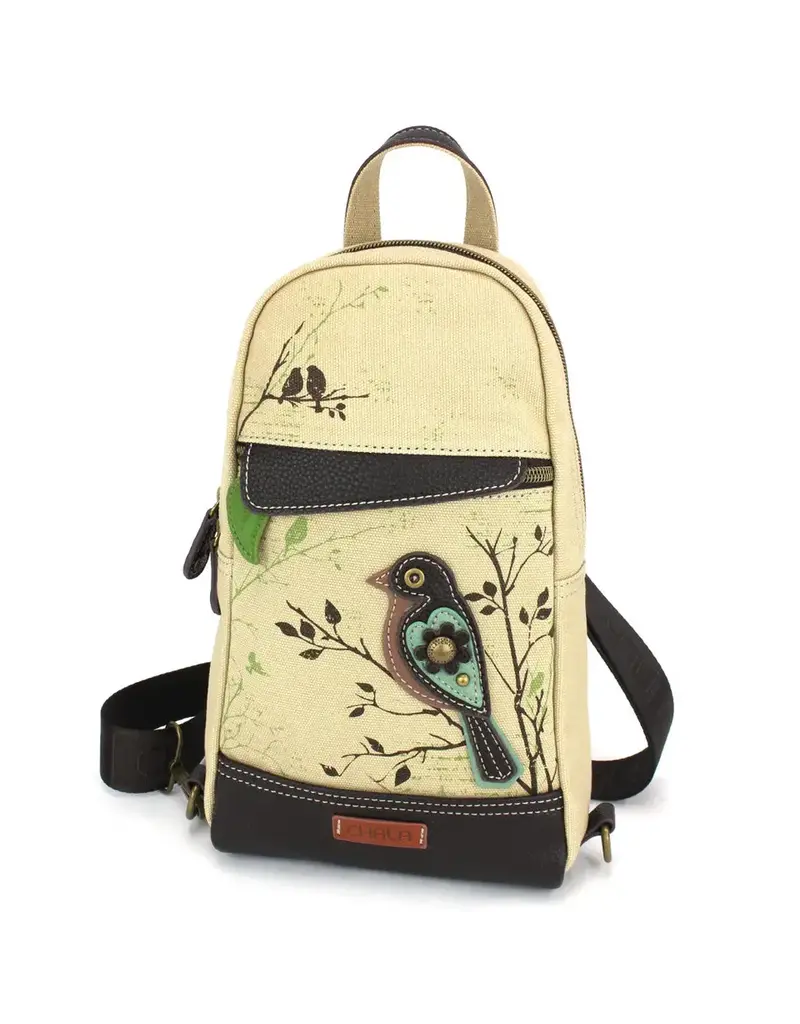 Chala Canvas Sling Bag - Bird