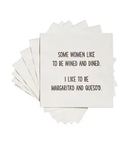 ellembee gift Some Women Like To Be Wined and Dined Cocktail Napkins