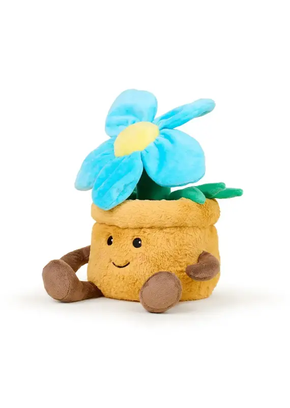Warmies Blue Flower Pot Warmies