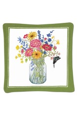 Alice Cottage Spiced Mug Mat Flowers Jar