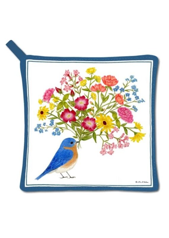 Alice Cottage Potholder Bird Bouquet
