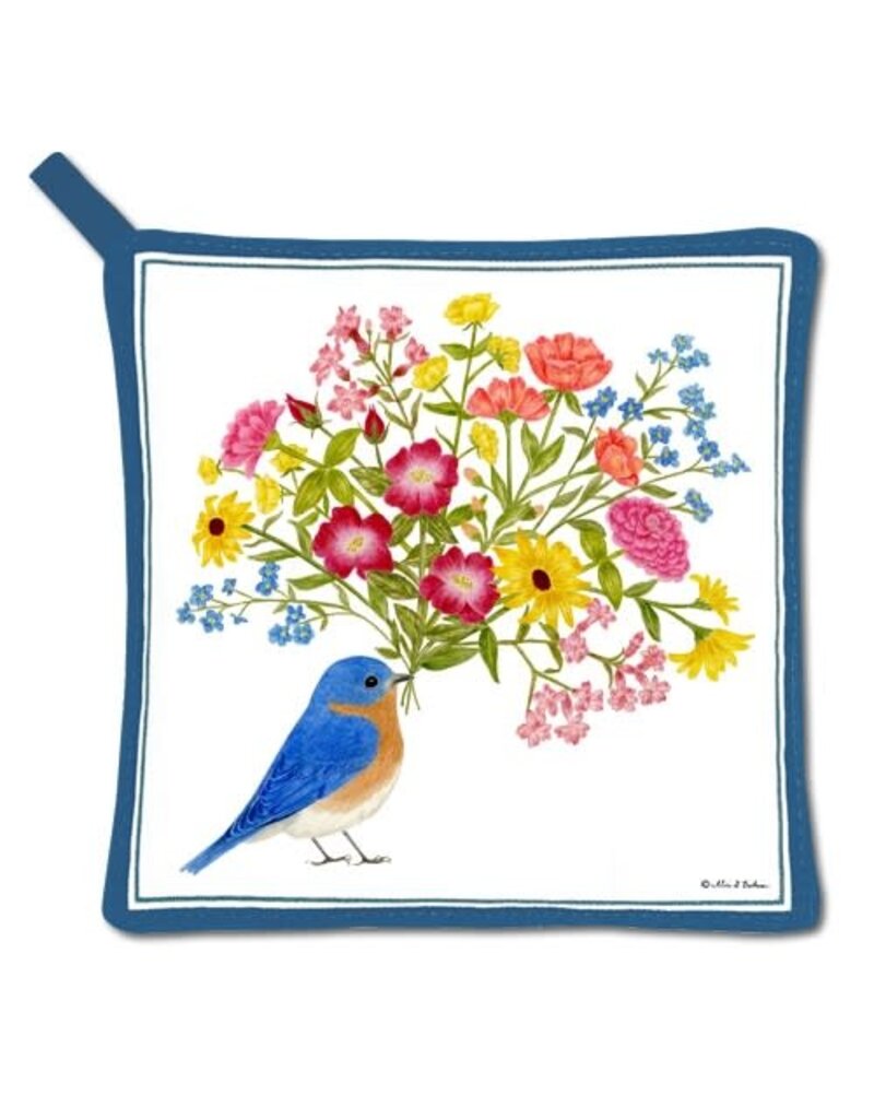 Alice Cottage Potholder Bird Bouquet