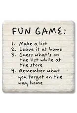 Tipsy Coasters & Gifts Fun Game: Make A List Coaster