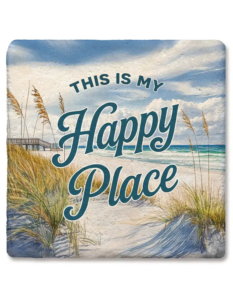 Tipsy Coasters & Gifts This Is My Happy Place Coaster