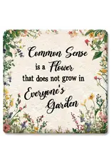 Tipsy Coasters & Gifts Common Sense Is A Flower Coaster