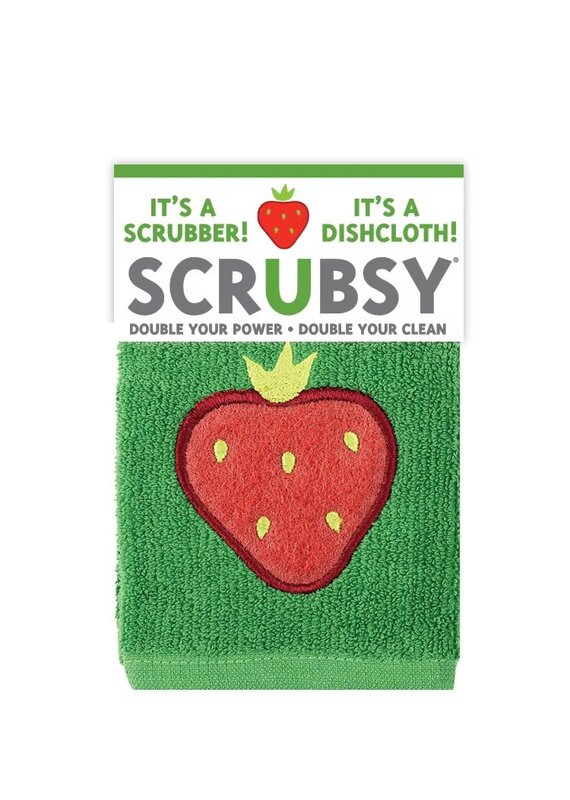MUKitchen Scrubsy Cloth- Strawberry