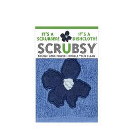 MUKitchen Scrubsy Cloth- Periwinkle Floral