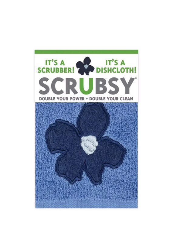 MUKitchen Scrubsy Cloth- Periwinkle Floral