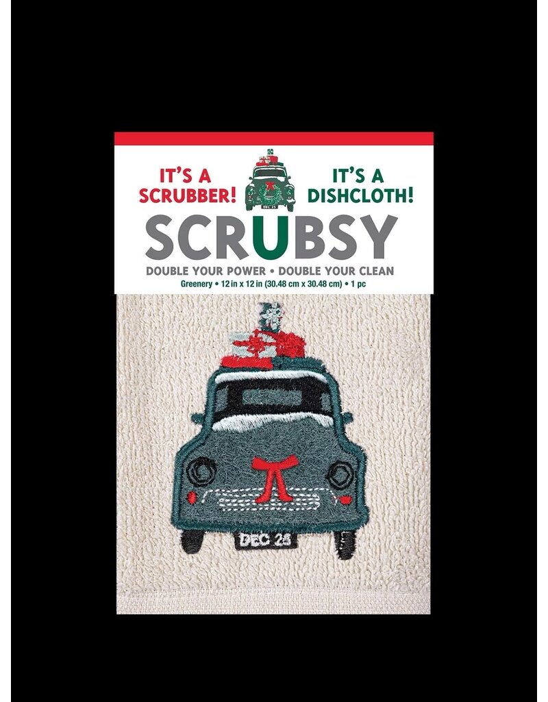 MUKitchen Scrubsy Cloth- Holiday Car