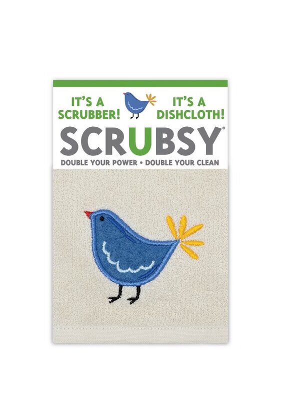 MUKitchen Scrubsy Cloth- Blue Bird