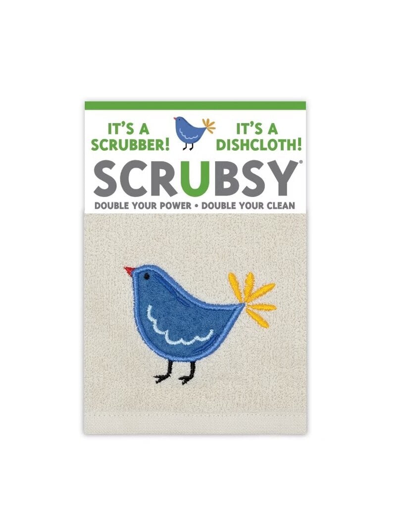 MUKitchen Scrubsy Cloth- Blue Bird