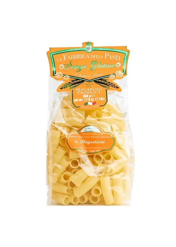 Zia Pia Gluten Free Rigatoni By La Fabbrica Della Pasta