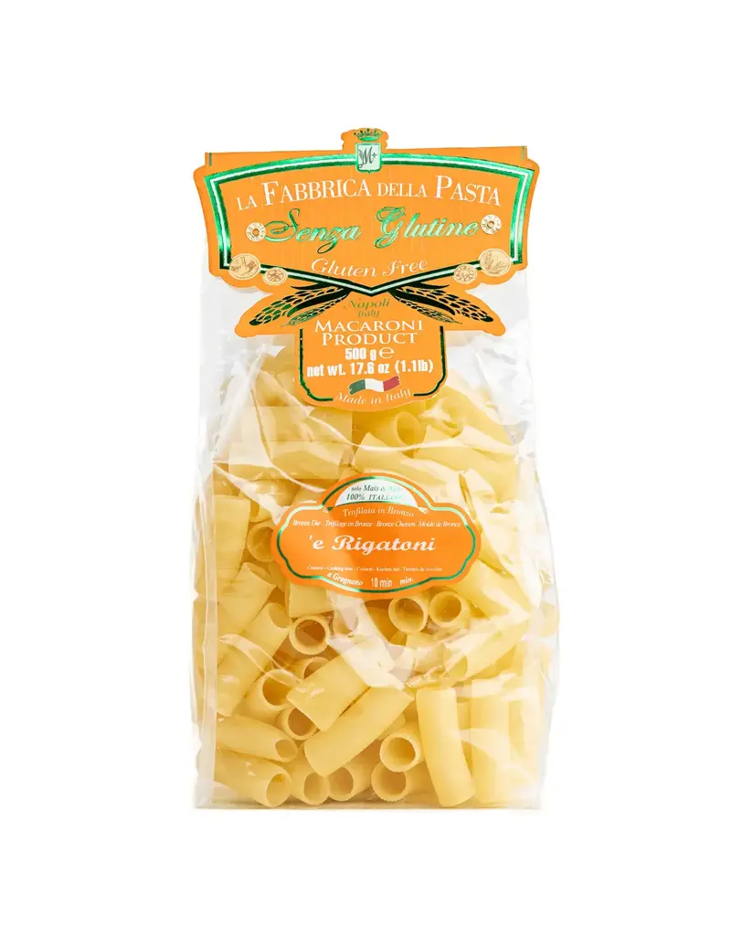 Zia Pia Gluten Free Rigatoni By La Fabbrica Della Pasta