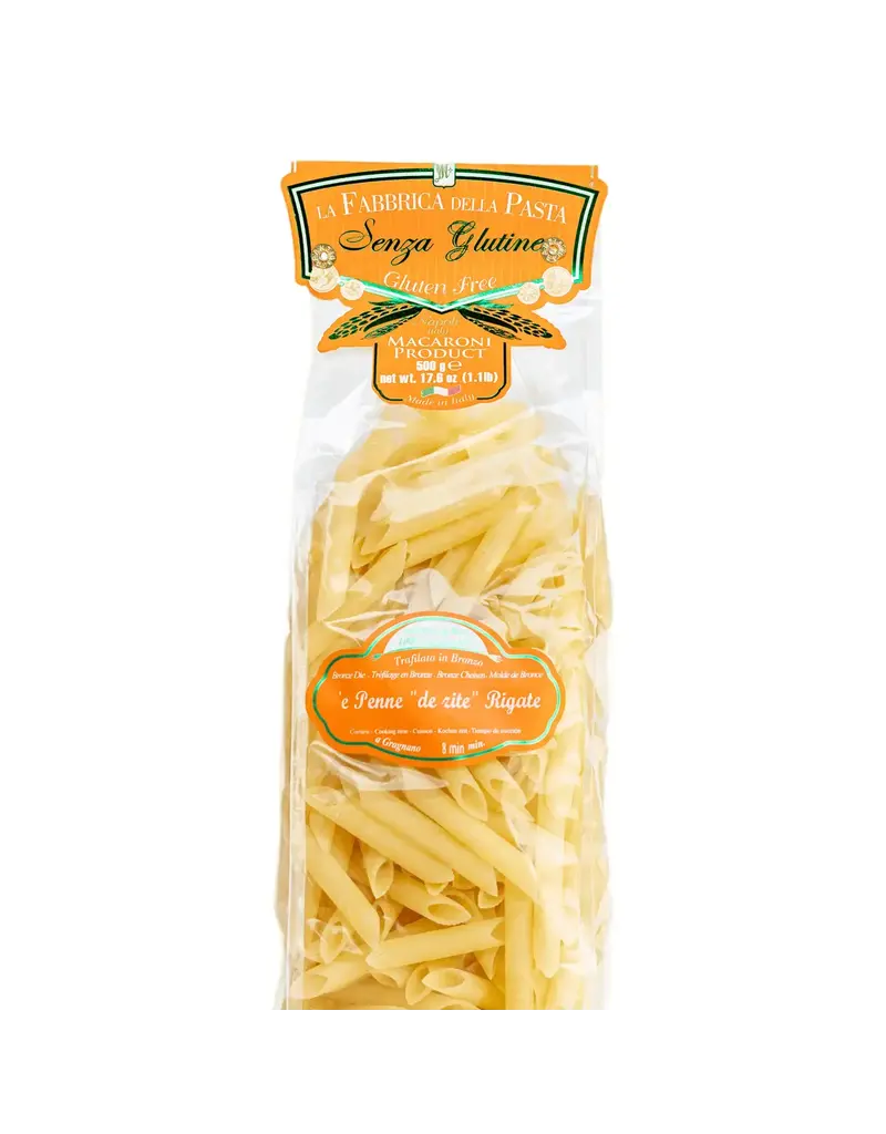 Zia Pia Gluten Free Penne De Zite Rigate By La Fabbrica Della Pasta