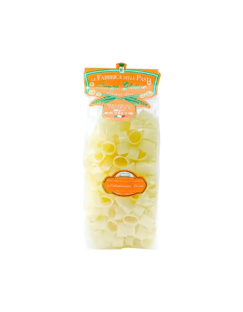Zia Pia Gluten Free Calamarata Liscia By La Fabbrica Della Pasta