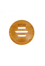 Naples Soap Company Round Bamboo Soap Dish