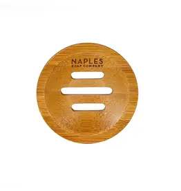Naples Soap Company Round Bamboo Soap Dish
