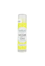 Naples Soap Company Lip Balm .15 oz Spf 15 Sunscreen Peppermint