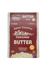 Amish Country Microwave Butter Ladyfinger Popcorn 10pk