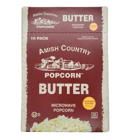 Amish Country Microwave Butter Ladyfinger Popcorn 10pk
