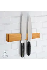 Zulay Kitchen Magnetic Knife Holder - Powerful Wood Magnetic Knife Strip