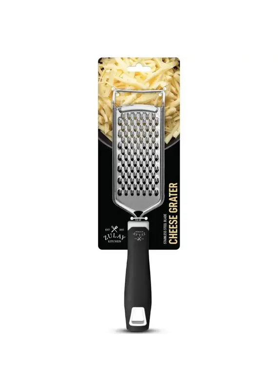 Zulay Kitchen Cheese Grater Black Handle