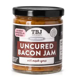 TBJ GOURMET Uncured Bacon Jam Maple Syrup 9oz