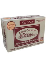 Amish Country Microwave Butter Popcorn 3pk